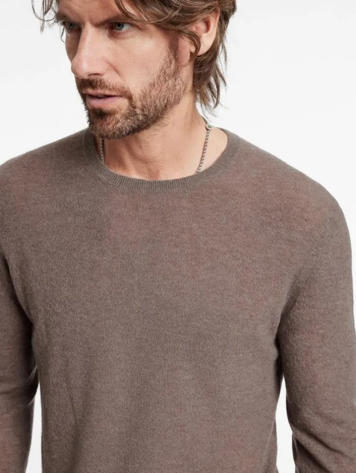 Discount John Varvatos ALESSIO CREWNECK SWEATER CELEDON