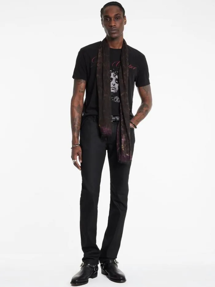 Hot John Varvatos ALICE COOPER SCRIPT TEE BLACK