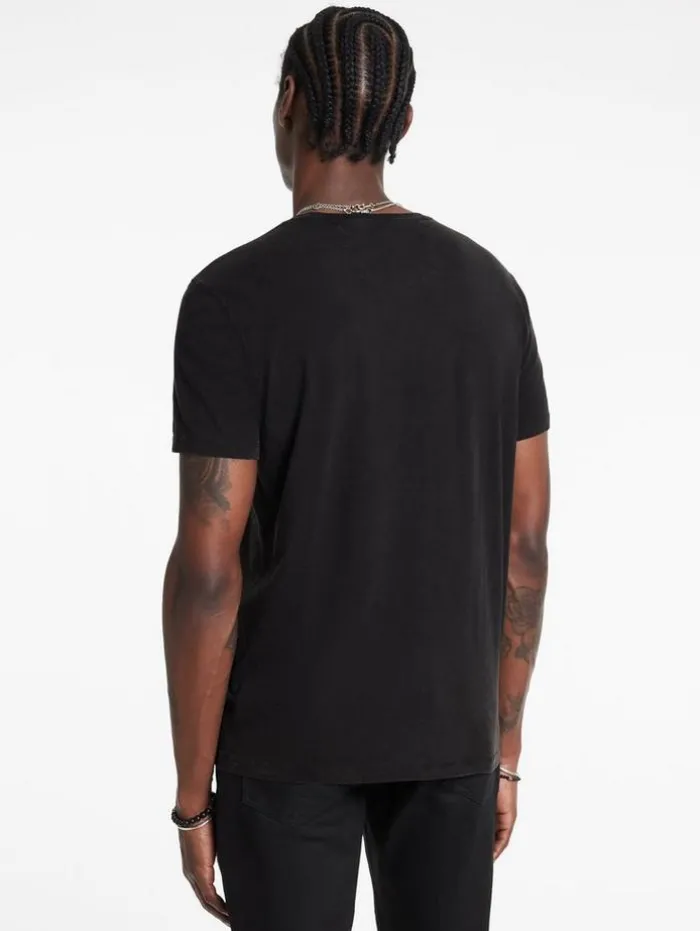 Hot John Varvatos ALICE COOPER SCRIPT TEE BLACK