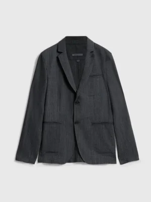 New John Varvatos ALLEN JACKET CARBON