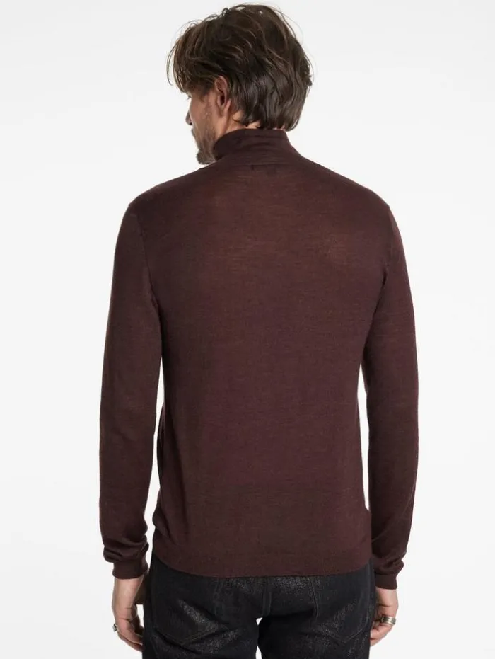 Flash Sale John Varvatos ALONTE MOCK NECK CHOCOLATE