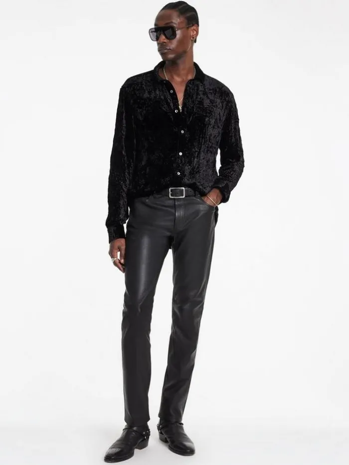 New John Varvatos BATIK SHIRT BLACK