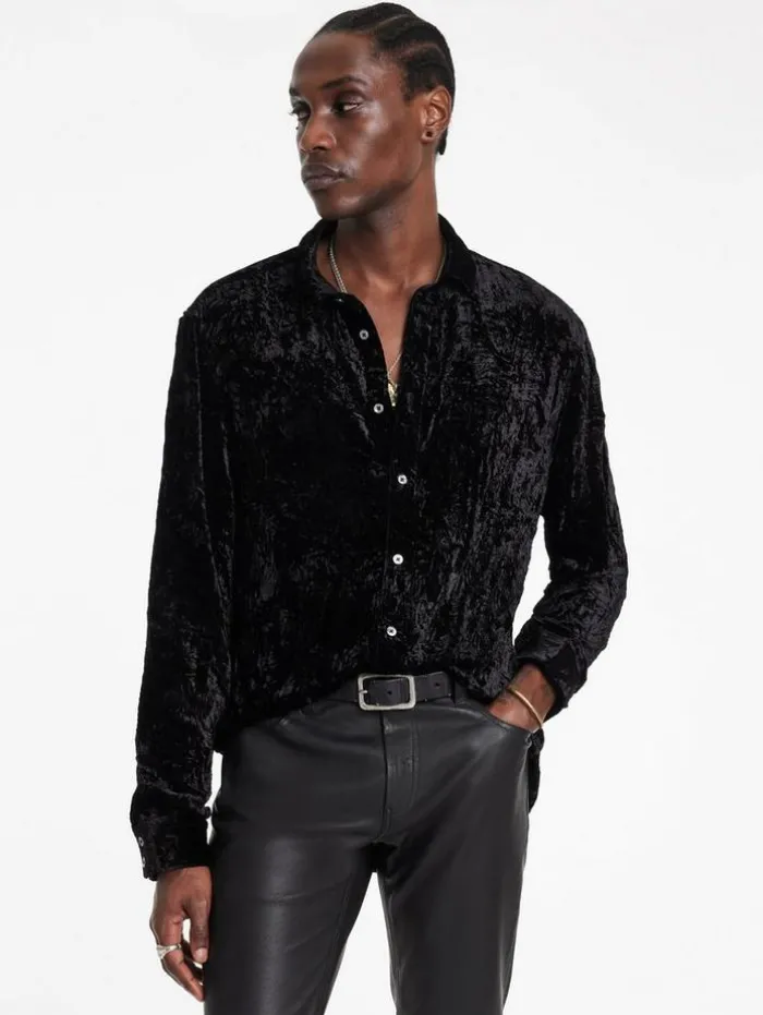 New John Varvatos BATIK SHIRT BLACK