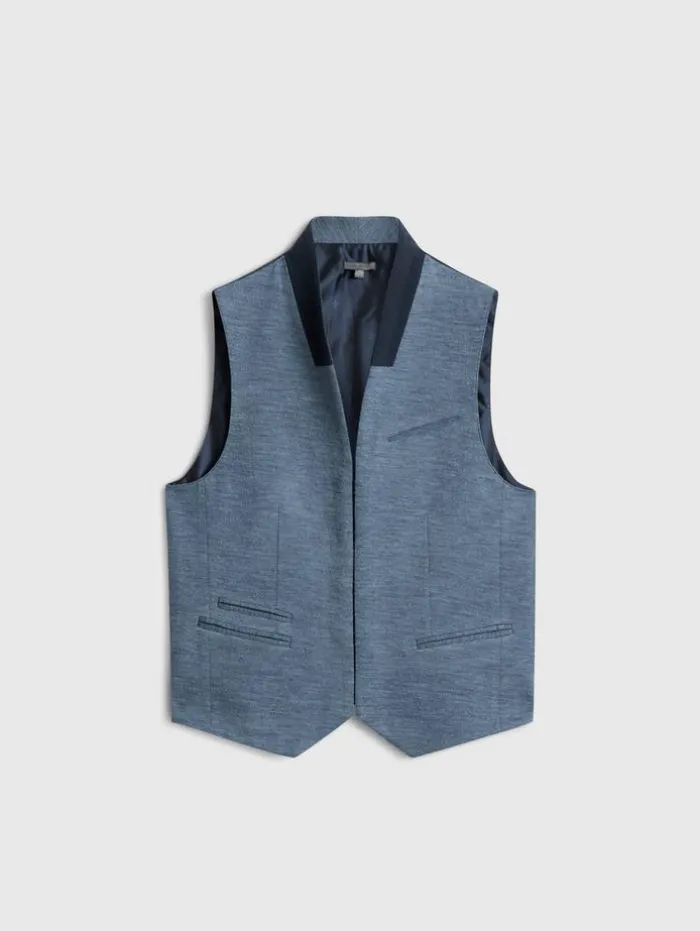 Store John Varvatos BELTON VEST POWDERBLUE