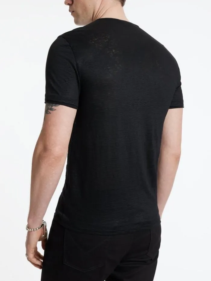 Outlet John Varvatos BLEEKER HENLEY BLACK