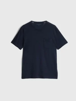 Online John Varvatos BOND BURNOUT T-SHIRT NAVY