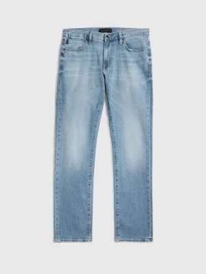 Shop John Varvatos BOWERY FADE OUT WASH JEAN OXFDBLUE