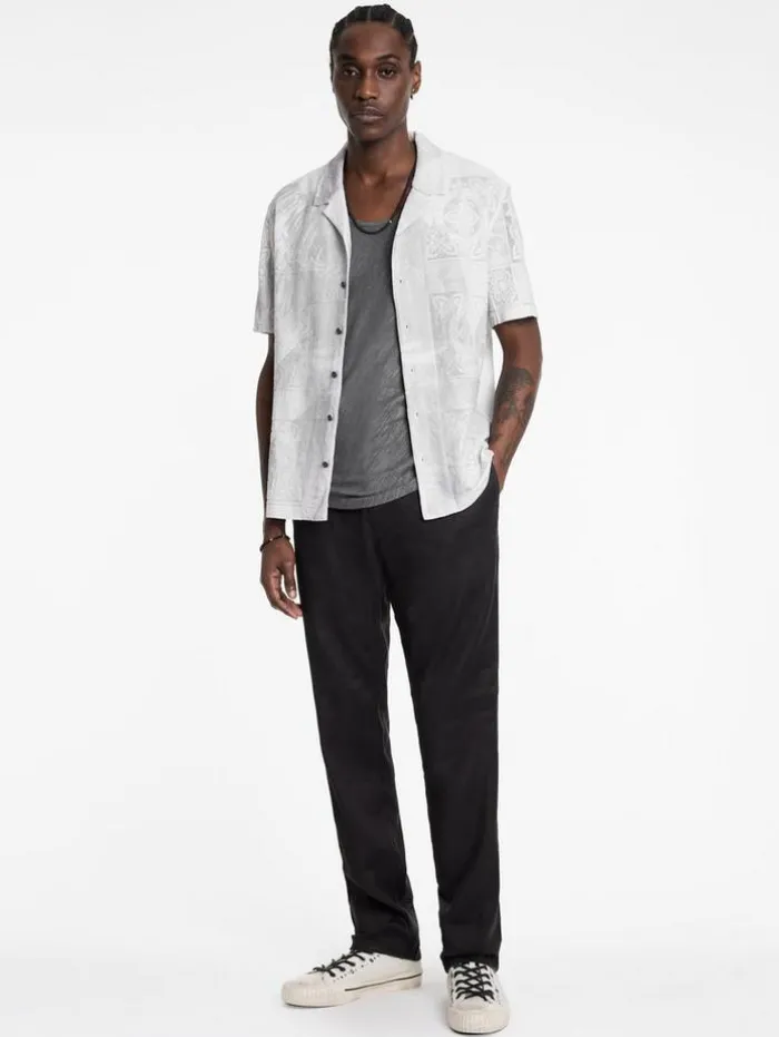 Cheap John Varvatos BROOME TANK GREYSTONE