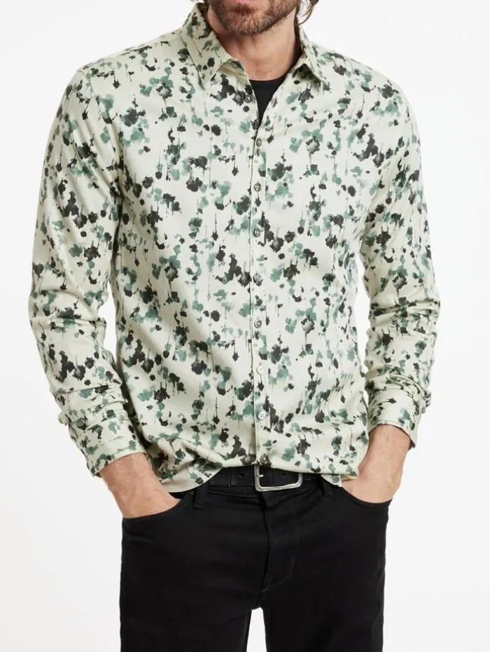 Discount John Varvatos BUCKS SHIRT SPRUCE