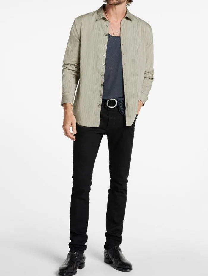 Hot John Varvatos BUCKS SHIRT TWINEBROWN