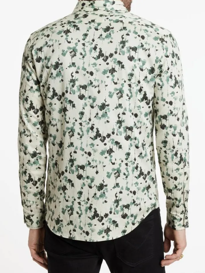 Discount John Varvatos BUCKS SHIRT SPRUCE