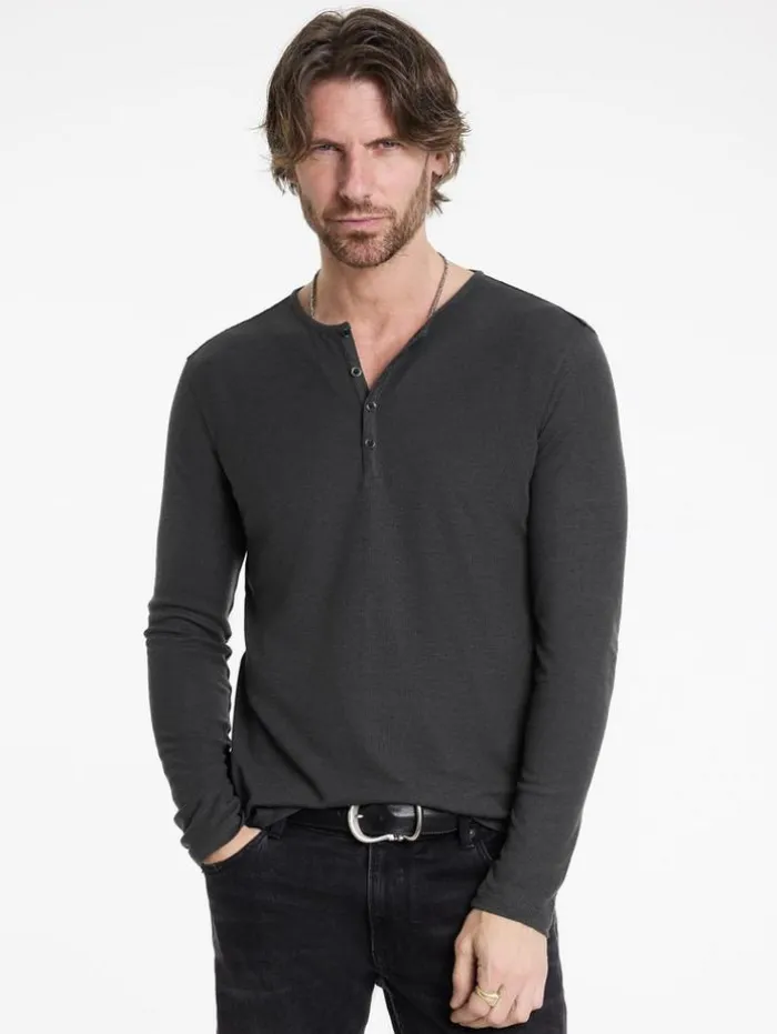 Sale John Varvatos CARVER HENLEY CARBON