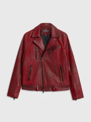 Discount John Varvatos CHELSEA BIKER GARNET