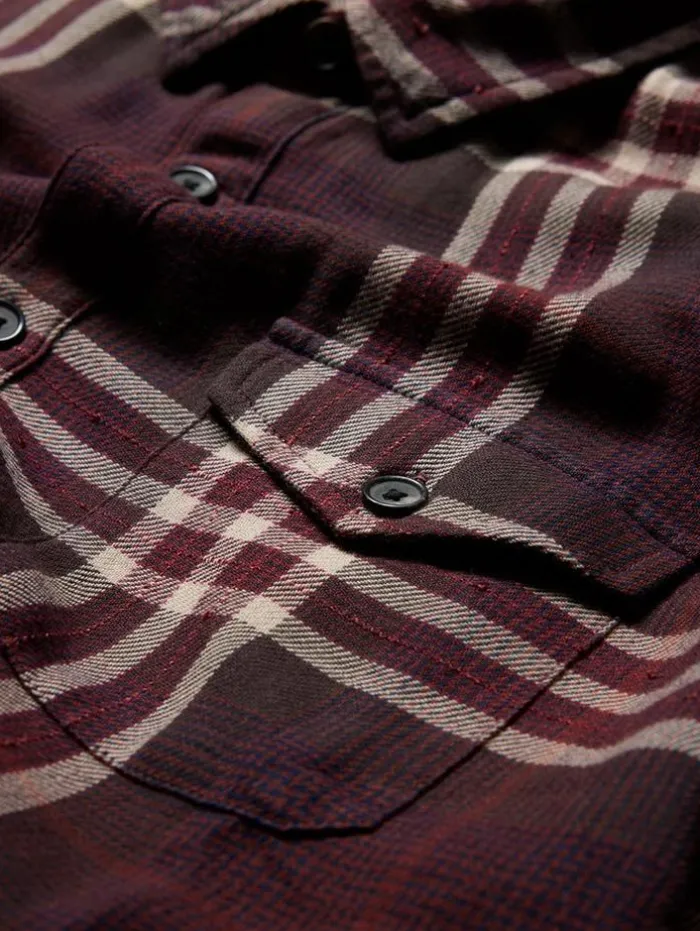 Discount John Varvatos DALE SHIRT Merlot