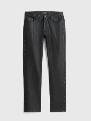 Flash Sale John Varvatos DANTE STUDDED JEANS BLACK