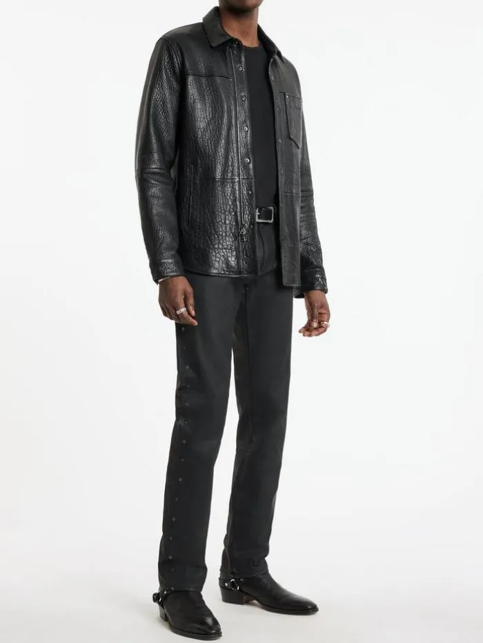 Flash Sale John Varvatos DANTE STUDDED JEANS BLACK