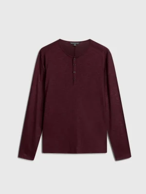 Fashion John Varvatos DANVILLE HENLEY POPRED