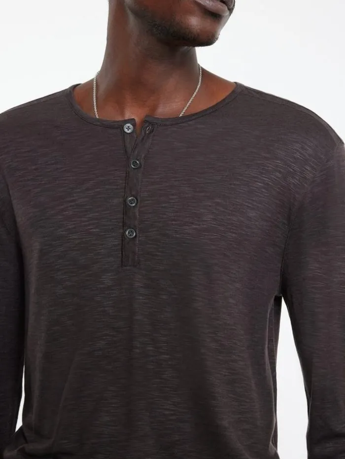Flash Sale John Varvatos DANVILLE HENLEY CHOCOLATE