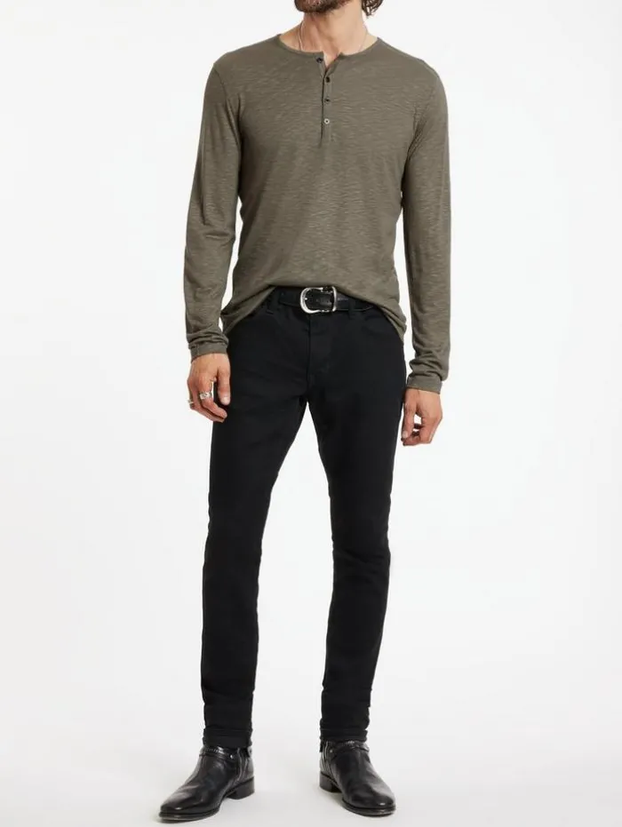 Shop John Varvatos DANVILLE HENLEY EUCALPTUS