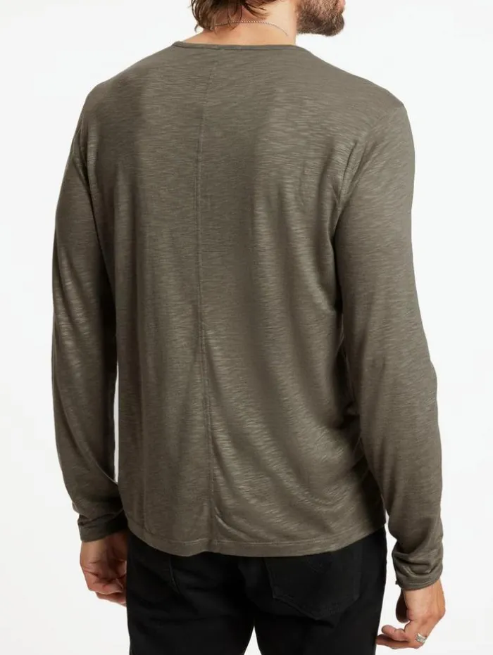 Shop John Varvatos DANVILLE HENLEY EUCALPTUS