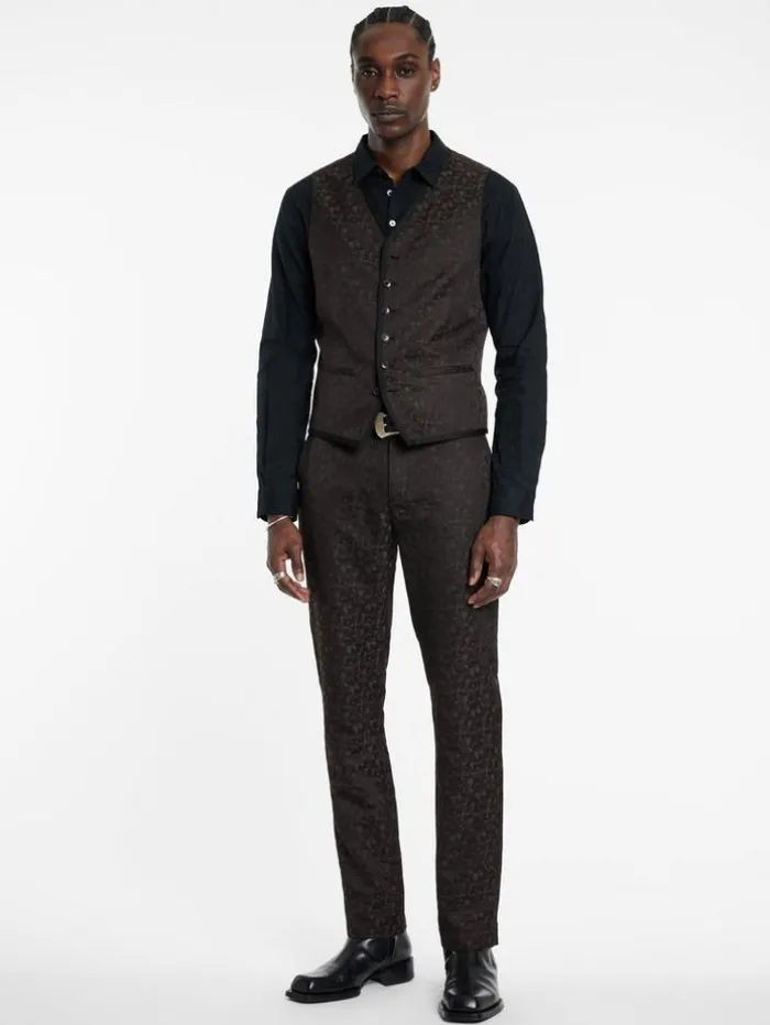 Fashion John Varvatos DAVIE VEST CHARCOALGREY