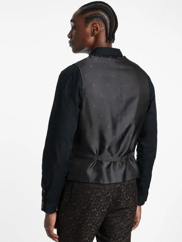 Fashion John Varvatos DAVIE VEST CHARCOALGREY