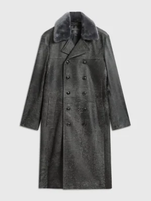 Shop John Varvatos DEXTER COAT CARBONGREY