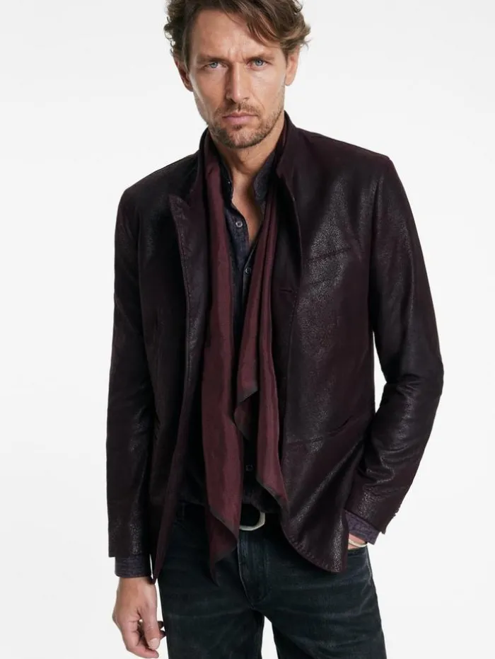 Online John Varvatos DICKIE SCARF OXBLOOD
