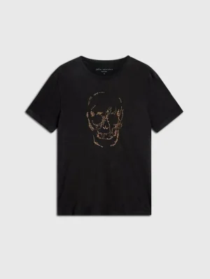 Online John Varvatos EMBELLISHED SKULL TEE BLACK