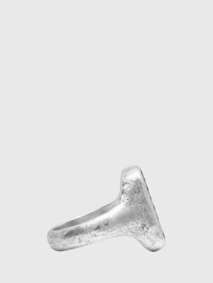 Store John Varvatos FEATURE RING WITH BLACK DIAMONDS NOCOLOR