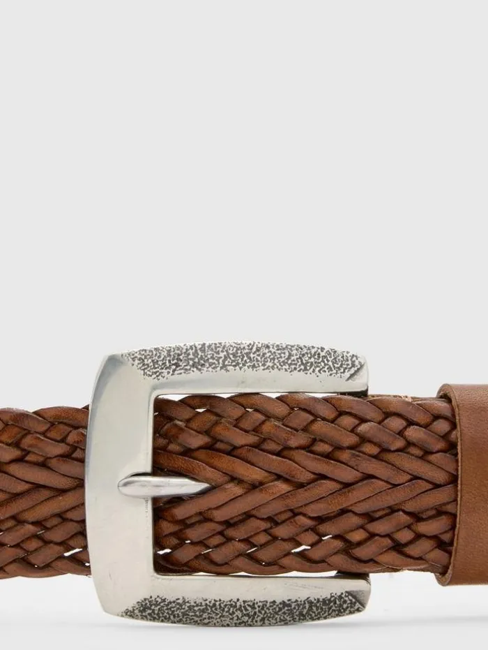 Clearance John Varvatos FENNIMORE BELT BROWNSTONE