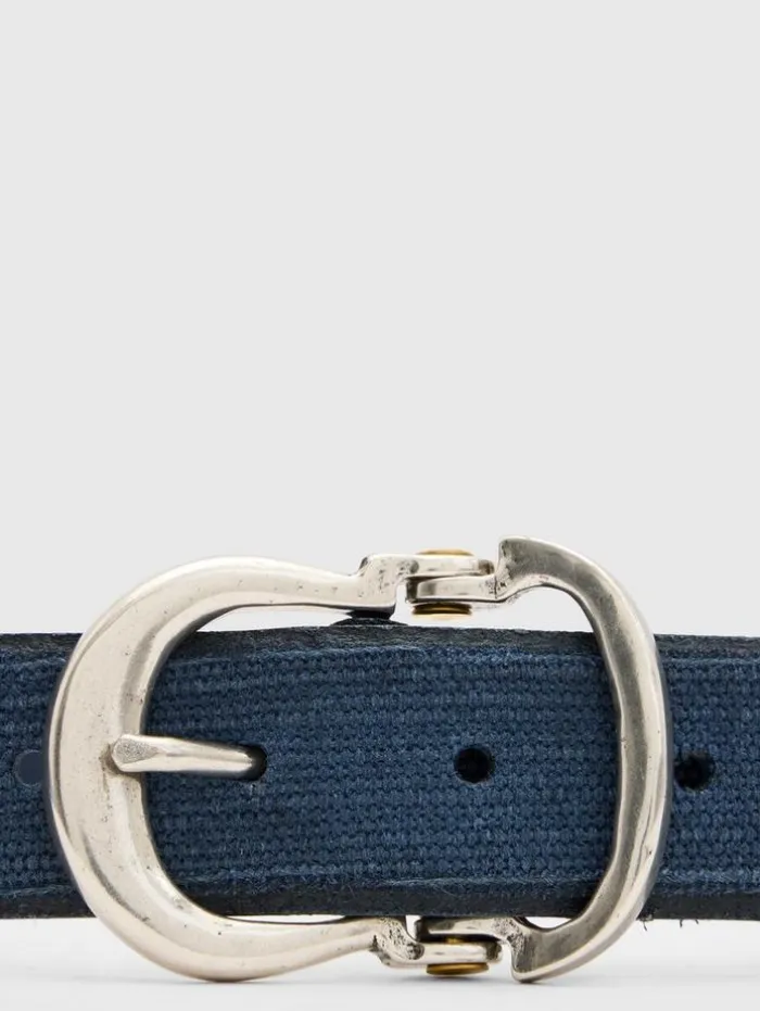 Cheap John Varvatos FILMORE BELT HAZYBLUE