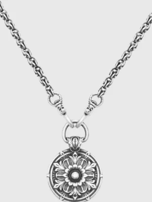 Cheap John Varvatos FLORAL PENDANT NECKLACE NOCOLOR
