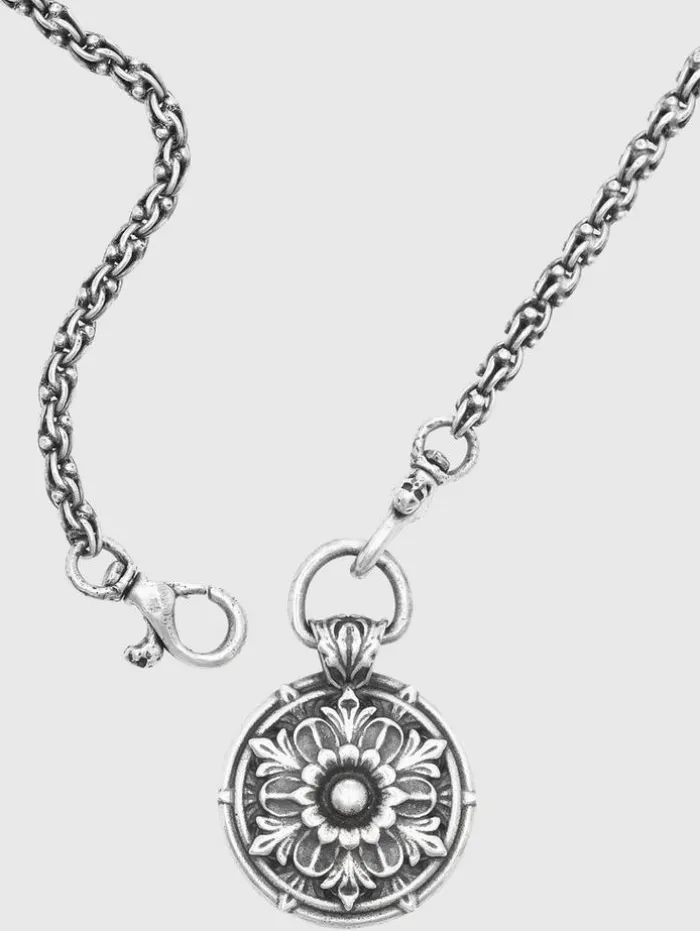 Cheap John Varvatos FLORAL PENDANT NECKLACE NOCOLOR