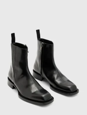 Shop John Varvatos GEO ZIP BOOT BLACK