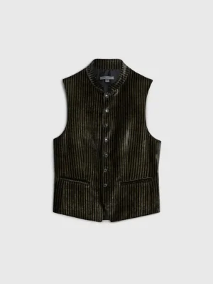 Shop John Varvatos GLYNN VEST BLACK