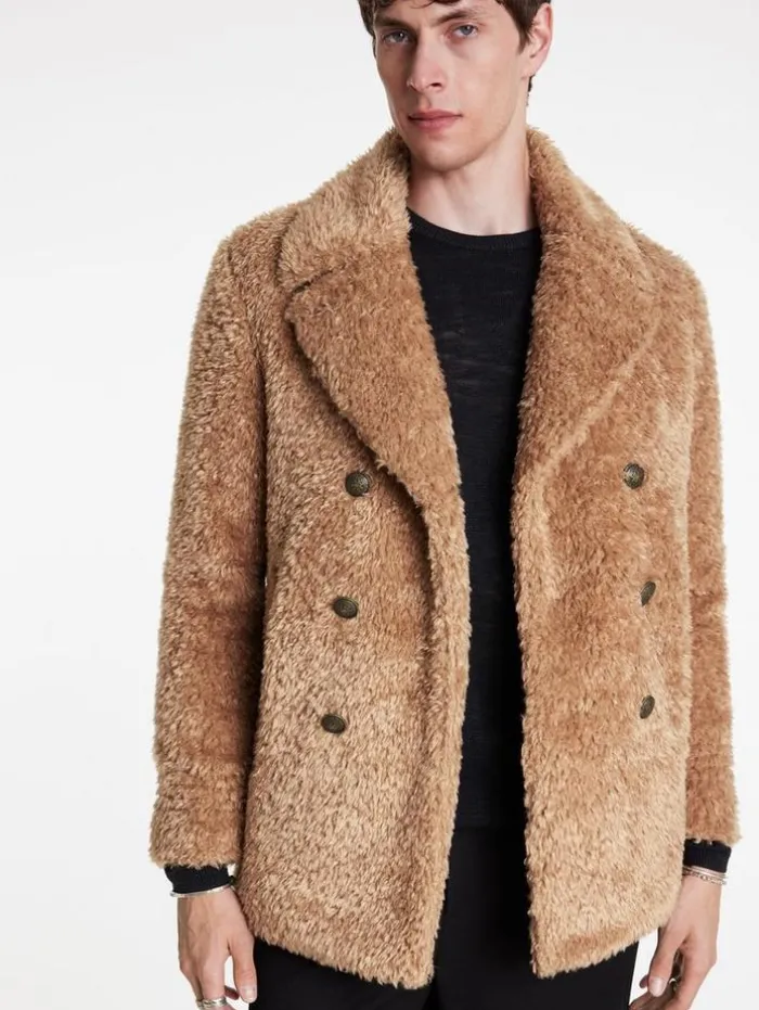 Best John Varvatos HARDEN PEACOAT SANDHEATHER