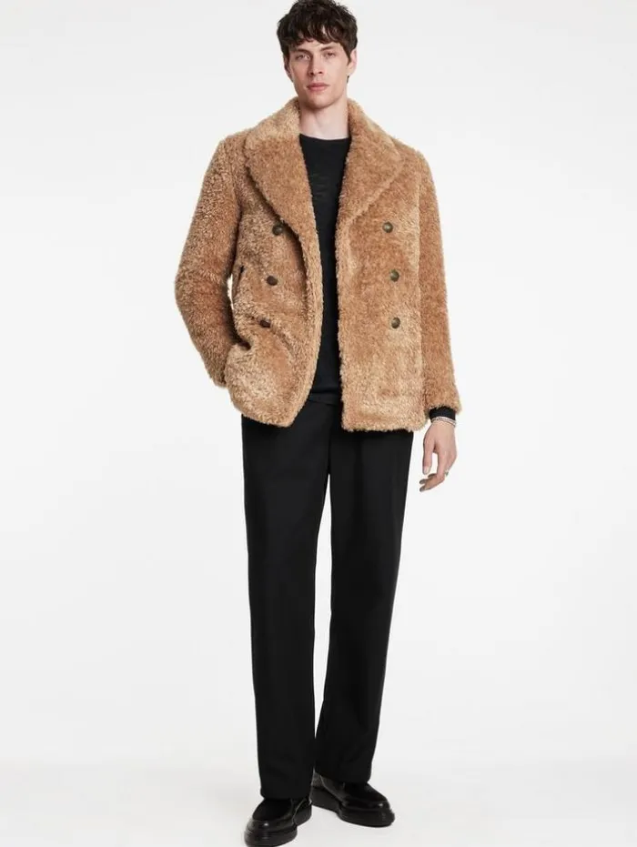 Best John Varvatos HARDEN PEACOAT SANDHEATHER