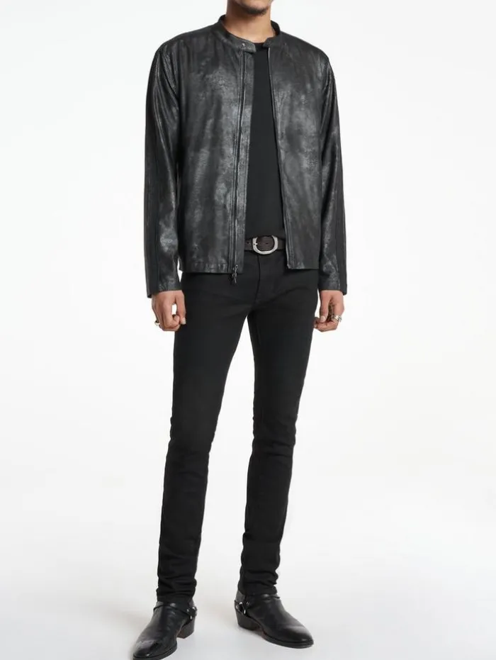 Fashion John Varvatos HARTLEY RACER JACKET BLACK