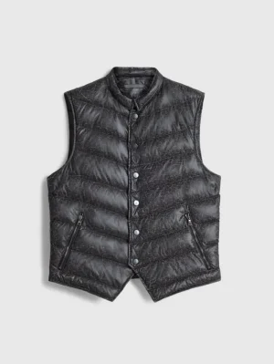 Clearance John Varvatos JACKSON VEST GREYSTONE