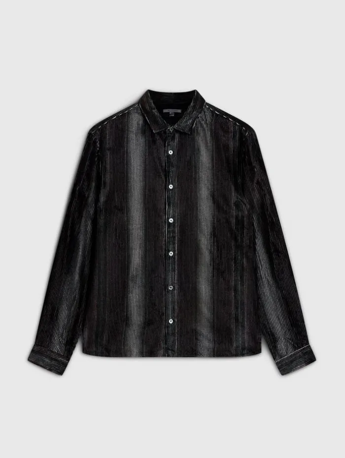 Best Sale John Varvatos KINNEY SHIRT SMOKEDPEARLGREY