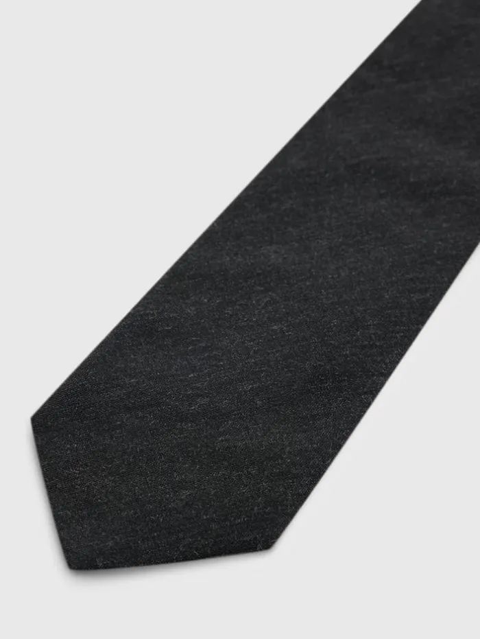 Store John Varvatos LEONE SLIM TIE DKSTEELHTR