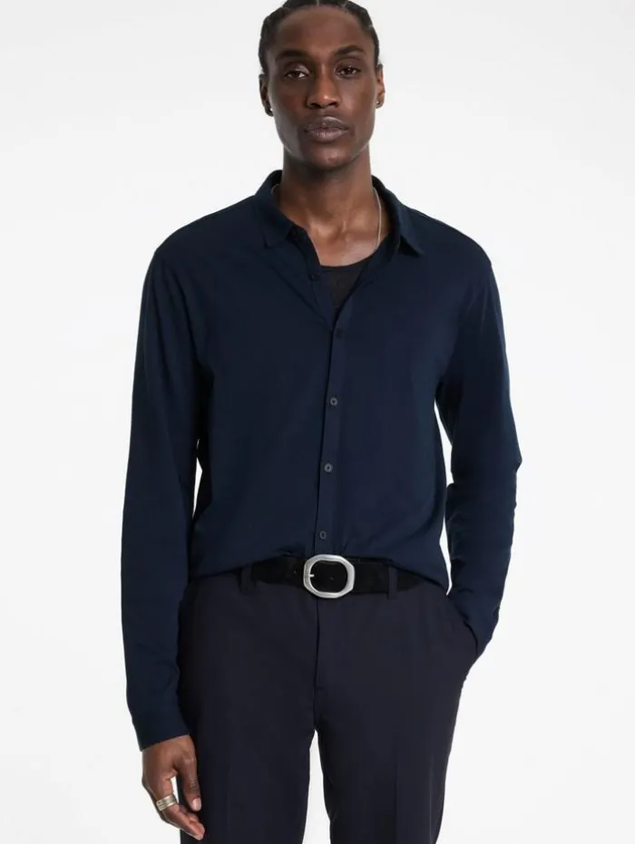 Clearance John Varvatos LEVI SHIRT NAVY