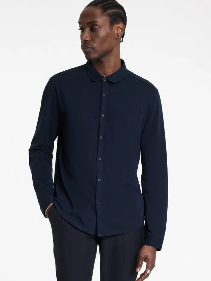 Clearance John Varvatos LEVI SHIRT NAVY