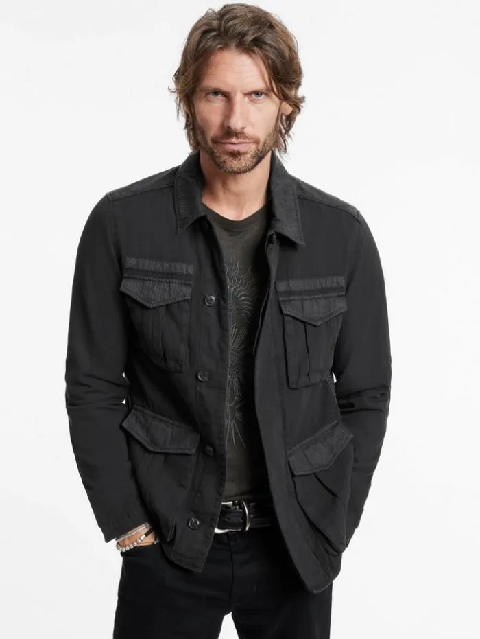 Cheap John Varvatos LUIS FIELD JACKET BLACK