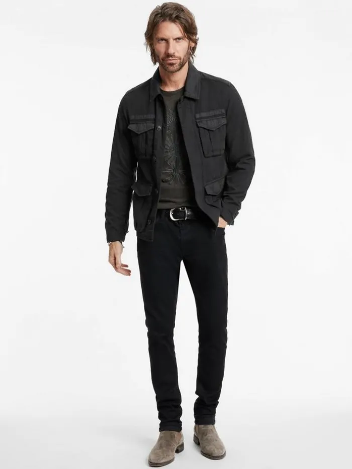 Cheap John Varvatos LUIS FIELD JACKET BLACK