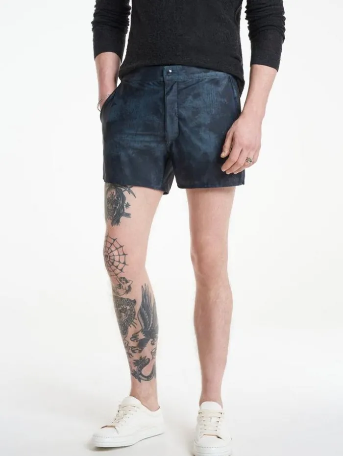 Cheap John Varvatos MAUI SWIM SHORTS DKSTEELHTR