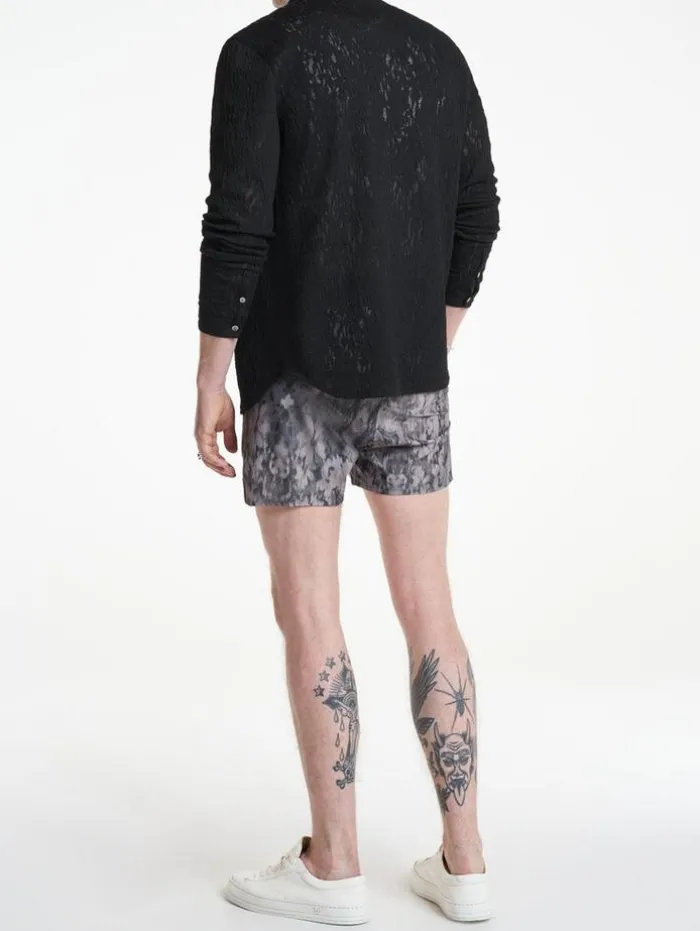 Best John Varvatos MAUI SWIM SHORTS DKSTEELHTR