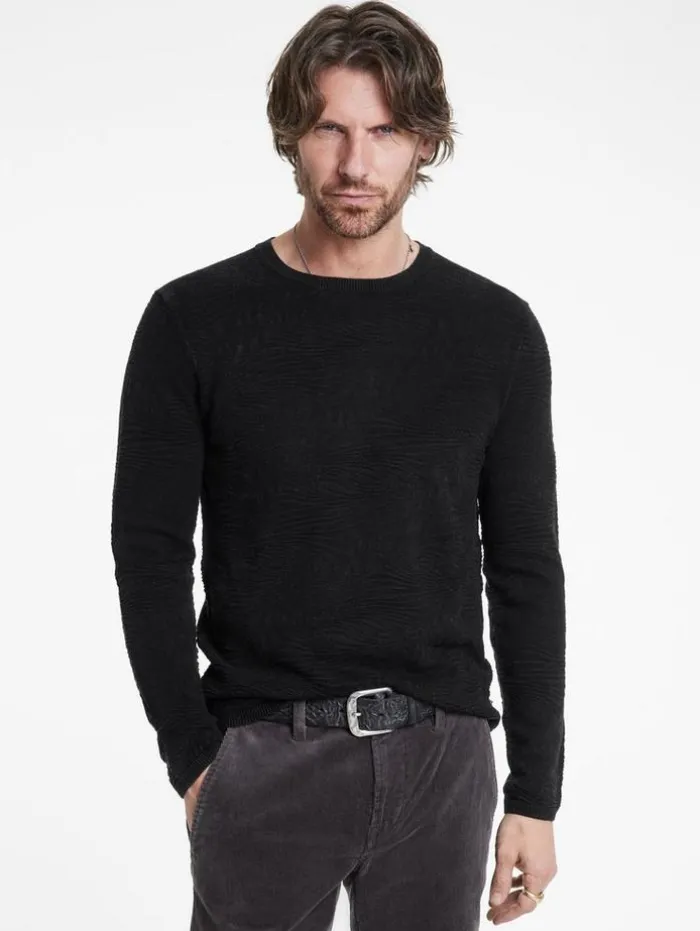 Fashion John Varvatos MERCER CREW BLACK