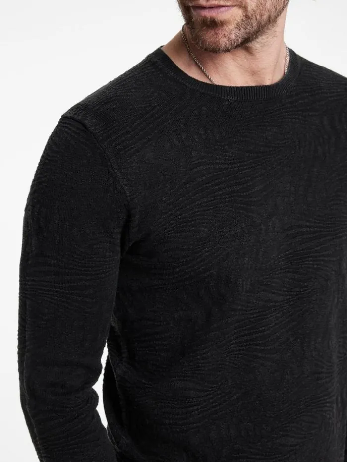 Fashion John Varvatos MERCER CREW BLACK